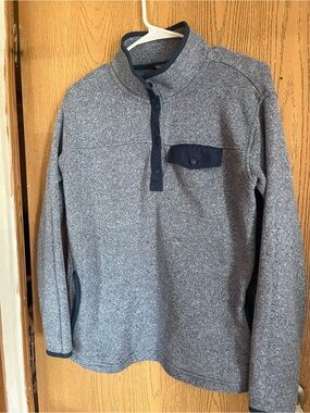 Eddie Bauer blue Heather Pullover fall casual size small